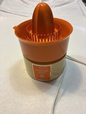 Vintage Sears Roebuck and Co. Automatic Citrus Juicer Orange
